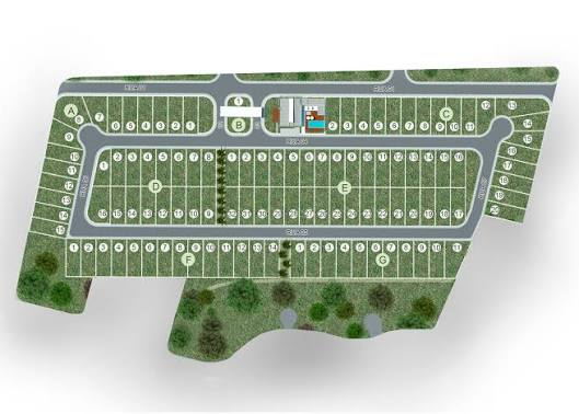 Mapa do loteamento